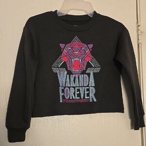 Grey and Pink Graphic Sweatshirt with Crew Neck Design